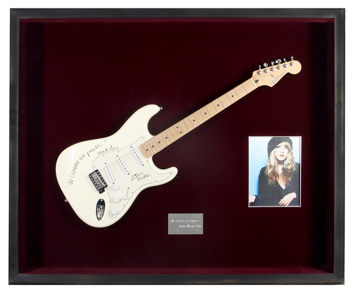 Stevie Nicks Personally Donated & Signed Guitar with Incredible Inscription “All Dreams Are Possible” (JSA & REAL)