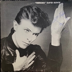 David Bowie Signed “Heroes” Promotional Album (David Bowie Autographs)