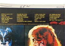 KISS Alive 2 USA LP Album Misprint Cover Production Proof Sample with the 3 Additional Song Titles 1977
