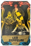 Led Zeppelin 1973 Old Refectory Southampton Concert Poster