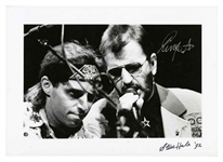 Ringo Starr And Steve Hale 1992 Autographed Liverpool Empire Photograph