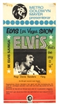 Elvis Presley 1971 Swedish Las Vegas Show Promotional Poster