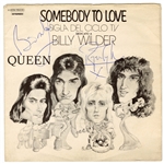 Queen Brian May and Roger Taylor Signed “Somebody to Love” 45” Sleeve (JSA)