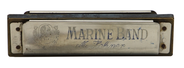 Bob Dylan Stage Used Hohner Marine Band Harmonica