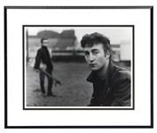 Beatles "John Lennon Fun Fair" Astrid Kirchherr Signed Original Photograph