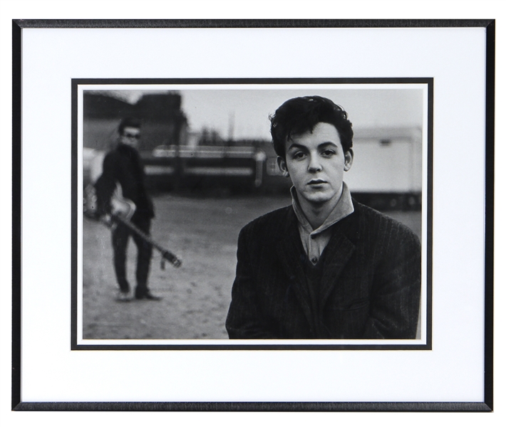 Beatles "Paul McCartney Fun Fair" Astrid Kirchherr Signed Original Photograph