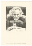 Klaus Voormann Signed Limited Edition Self-Portrait Print