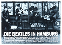 Astrid Kirchherr and Pete Best Signed "Die Beatles in Hamburg" Poster