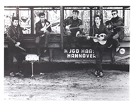 "Beatles Hamburg Fun Fair" Astrid Kirchherr Signed Over-Sized Limited Edition Art Print