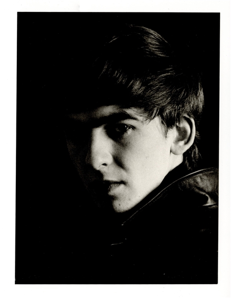 Beatles George Harrison "George Attic" Original Astrid Kirchherr Signed Original Photograph
