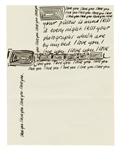 Beatles Stuart Sutcliffe Handwritten Love Letter to Astrid Kirchherr