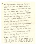 Beatles Stuart Sutcliffe Last Night Playing with The Beatles Handwritten Three Page Love Letter to Astrid Kirchherr with Hand Drawings