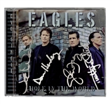 The Eagles Band Signed “Hole in the World” CD Cover (REAL)
