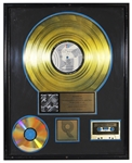 The Rolling Stones “Steel Wheels” Original RIAA Gold Sales Award Presented to Keith Richards