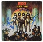 KISS Band Signed “Love Gun” Album (REAL)