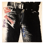 The Rolling Stones Signed “Sticky Fingers” Album (Richards, Watts, Wood) REAL