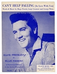 Lot of 8 Vintage Elvis Presley Sheet Music