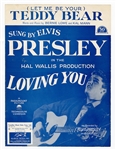 Lot of 8 Vintage Elvis Presley Sheet Music