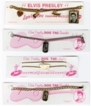 Lot of 4 Vintage Elvis Presley "Dog Tag" Jewelry