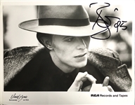 David Bowie Signed RCA Promotional Photograph