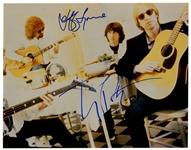 Tom Petty & Jeff Lynne Signed Oversized Photograph (REAL)