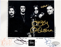 Black Sabbath Band Signed Photograph (JSA)