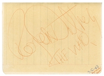 The Who 1967 Autographs Signed Gothenburg Sweden