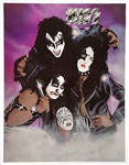 KISS Alive Tour October 1975 Virgin Proof Concert Poster -- purchased from the Promoters Office Assistant