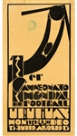 Original Uruguay 1930 First F.I.F.A. World Cup Poster