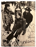 Black Sabbath Band Signed Photograph (Incredible Black Sabbath Inscription)
