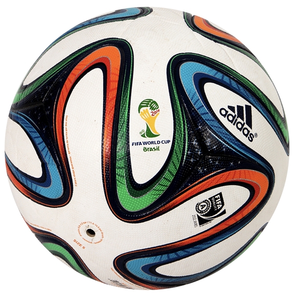 2014 World Cup Ivory Coast vs. Greece Match Used Soccer Ball