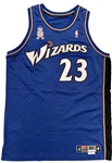 2001-02 Michael Jordan Washington Wizards Game-Used Road Jersey