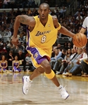2004-05 Kobe Bryant LA Lakers Game-Used Home Jersey (MEARS A10 & Teammate LOA)