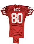 Circa 1991 Jerry Rice SF 49ers Game-Used & Signed Jersey