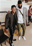 Saquon Barkley Custom Prototype One-of-One Nike Air Owned and Worn Sneakers