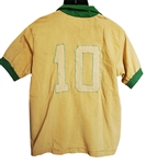 Pele FC Santos Circa 1962 Match Worn & Signed Away Jersey (Ex-Teammate LOA)