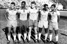 Pele FC Santos Circa 1962 Match Worn & Signed Away Jersey (Ex-Teammate LOA)