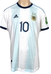 Lionel Messi Match Worn/Match Issued National Team Jersey on 12/11/2020