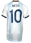 Lionel Messi Match Worn/Match Issued National Team Jersey on 12/11/2020