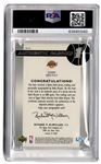 2003 SP Game Used Authentic Fabrics KB-AJ Kobe Bryant Autograph PSA 8