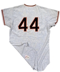 1967 Willie McCovey SF Giants Game-Used Road Flannel Jersey (Outstanding Use) MEARS A10