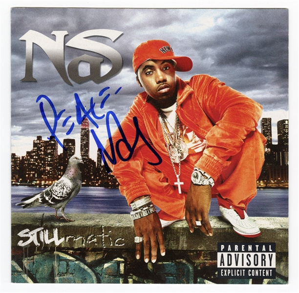 Nas Signed "Stillmatic" C.D. Insert