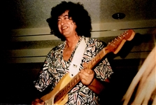 Jimmy Page Owned & Stage Played 1971 Olympic White Fender Stratocaster (Photo Matched)