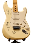 Rush Band Signed Stratocaster Guitar (JSA)