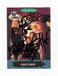 Public Enemy Signed Hip-Hop Trading Card