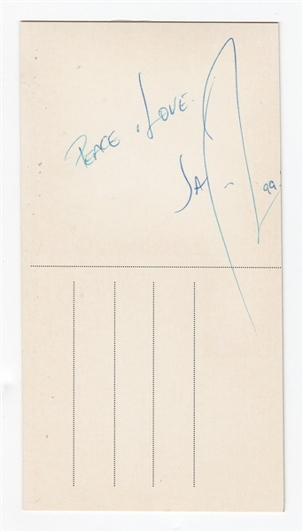 Jay-Z Vintage Signed Postcard (JSA)