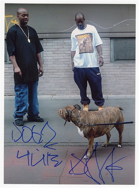 DMX Signed “Dogs 4 Life” Photograph (JSA)