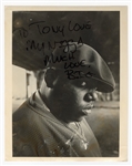 Notorious B.I.G. Signed Press Photograph with Incredible Inscription (JSA)