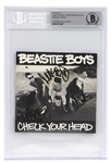 Beastie Boys Group Signed “Check Your Head” CD Cover (Beckett Encapsulated)
