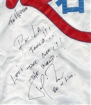 Jay-Z Owned, Worn and Signed Roc-A-Fella Promotional Jacket with Incredible Inscription (JSA)